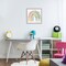 Stupell Industries Pastel Rainbow with Gold Accents Framed Giclee, design by Creative Studio